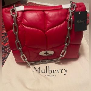 Mulberry regular softie in Lancaster Red BNWT